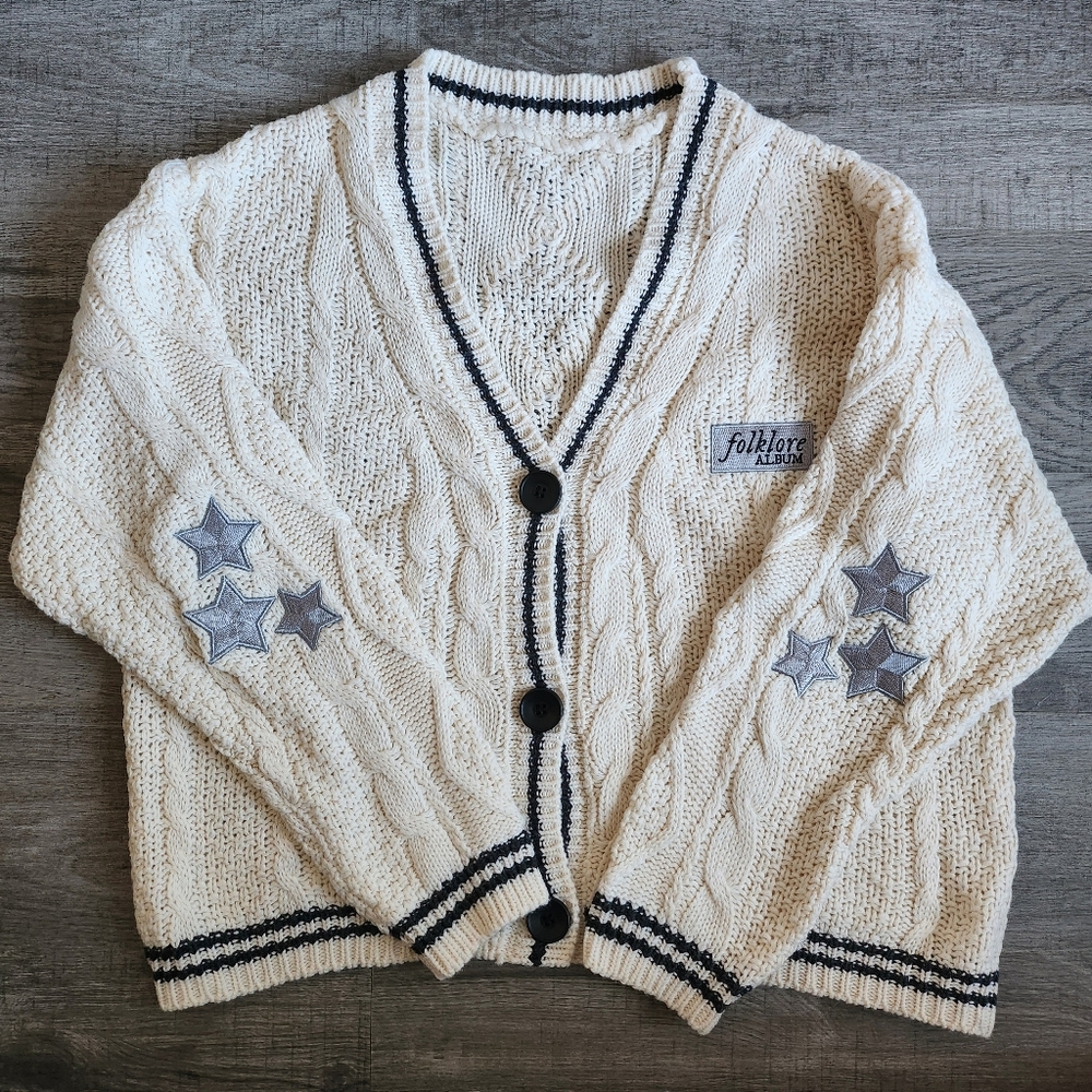 ✨NEW✨ Authentic Taylor Swift Folklore Album Cardigan